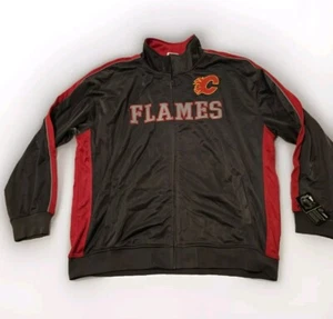 Calgary Flames Authentic Full Zip Warmup Jacket 3XL - Picture 1 of 5