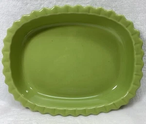 Vintage Chantal Green Oval Baking Dish 1 Qt 93-OVR24 Freezer Oven Microwave - Picture 1 of 7