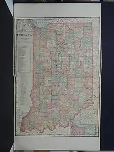 Indiana, State Map, 1922 J20#11 - Picture 1 of 1