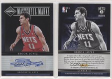 2011-12 Panini Limited Masterful Marks Signatures /50 Brook Lopez #8 Auto