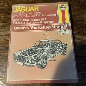 Haynes Owners Workshop Manual Jaguar XJ6 & XJ Plus Daimler Sovereign 1968-1976 - Picture 1 of 9