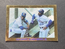 1991 Ken Griffey Sr/ Ken Griffey Jr Unlicensed On Step Dugout