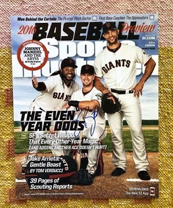 Buster Posey Signed Autograph 11x14 Sports Illustrated Cover MLB HOF Giants - Picture 1 of 2