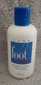 AVON FOOT WORKS DOUBLE ACTION FOOT SOAK 125ML - Picture 1 of 1