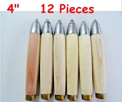 GO2FISH_TACKLE2010 4" Unrigged Cedar Plugs 12 Pieces Natural Fishing Trolling Lures