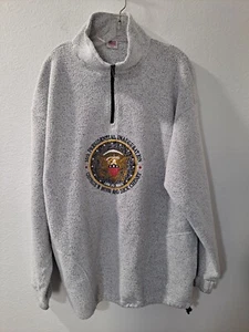 Vintage George Bush Dick Cheney 2005 Presidential Inauguration Mock Neck, 2XL - Picture 1 of 9