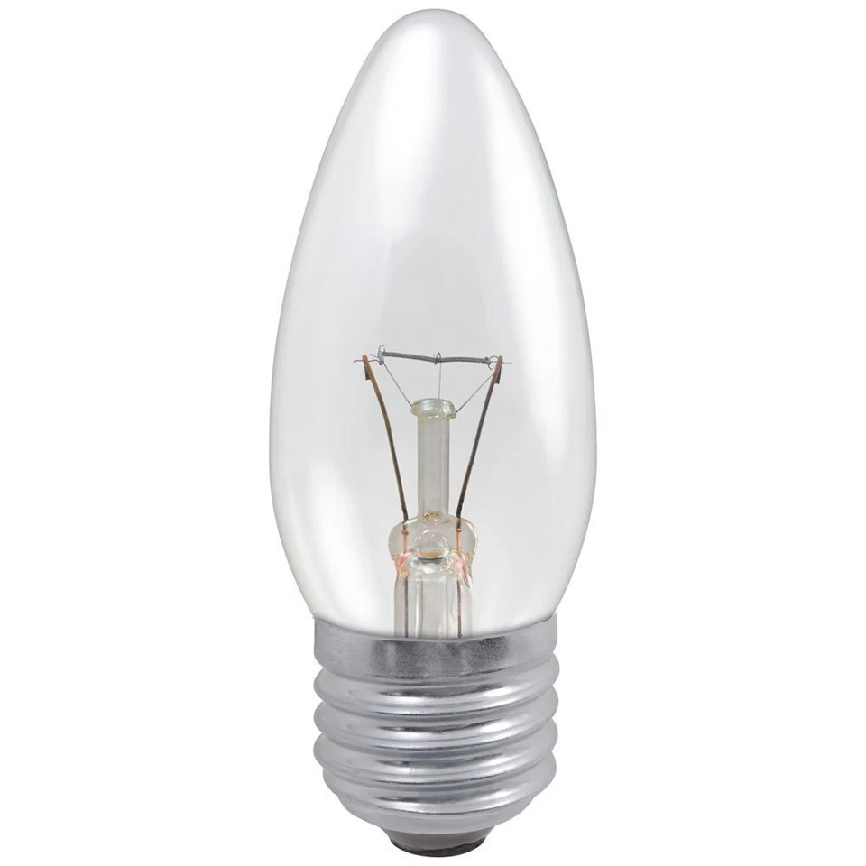 Osram 25W ES/E27 240V Dimmable Clear 35mm Candle - Image 1 of 1