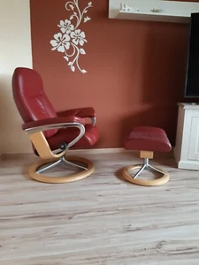 stressless sessel, rot, sehr guter Zustand, nur Selbstabholer, Barzahlung - Bild 1 von 1