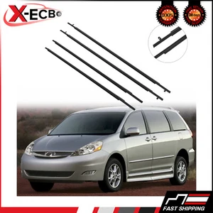 For 2003-2010 Toyota Sienna Front & Rear Door Window Belt Weatherstrip - Picture 1 of 10