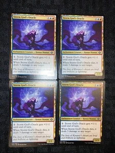 Storm God's Oracle x4 MTG UC Modern Horizons 2 Mint Playset Magic the Gathering - Picture 1 of 2