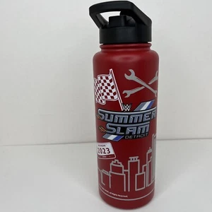 WWE Summerslam Detroit 2023 34 Oz Water Bottle Double Wall Stainless Exclusive - Picture 1 of 6