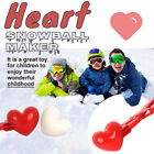 Huhu833 Herz Schneeballzange,Profi Fußball Snowball Maker Schneeball Clip W