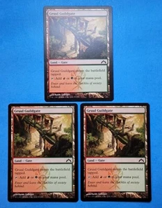 3x Gruul Guildgate Gatecrash 2013 Mtg Magic Gathering Dual Land Gate Mana 243 - Picture 1 of 4