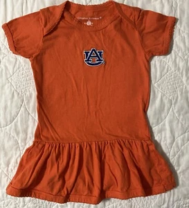 Infant Auburn Tigers Romper Dress by Creative Knitwear, 6-9 Months Orange - Picture 1 of 3