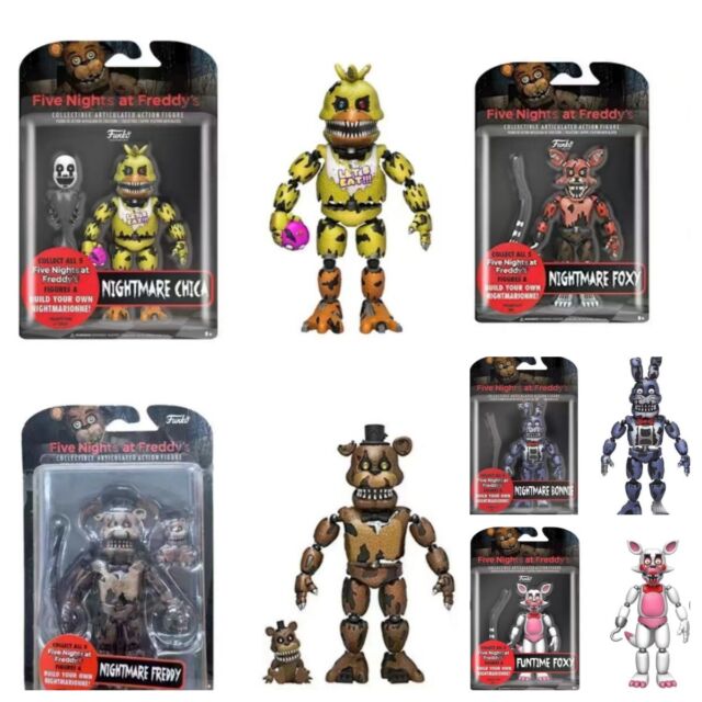  Funko Five Nights at Freddy's Series 1 Figuras de acción de 5  pulgadas (juego de 5) : Juguetes y Juegos