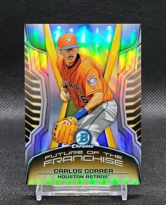 2014 Bowman Chrome Future of The Franchise Mini Carlos Correa #FF-CC - Image 1 of 3