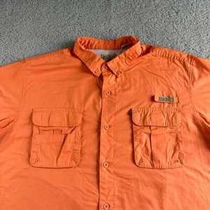 NEW RedHead Shirt Mens 2XL XXL Orange Fishing Vented Casual Outdoor Camp Beach - Picture 1 of 11