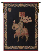 Le Chevalier Fond Uni French Tapestry - Wall Art Hanging - Home Décor 58x43 Inch