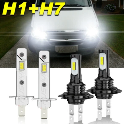 Kit de faros LED de haz alto/bajo para Dodge Sprinter 2500 3500 2003 2004 2005 2006 4x Foto 1 de 4