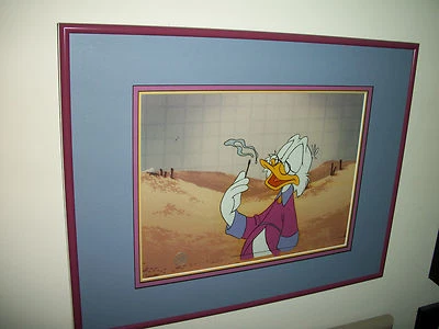 UNCLE SCROOGE MONEY BIN Producción Original Animación Celular DEPORTE GOOFY CERTIFICADO DE AUTENTICIDAD Disney Foto 1 de 4