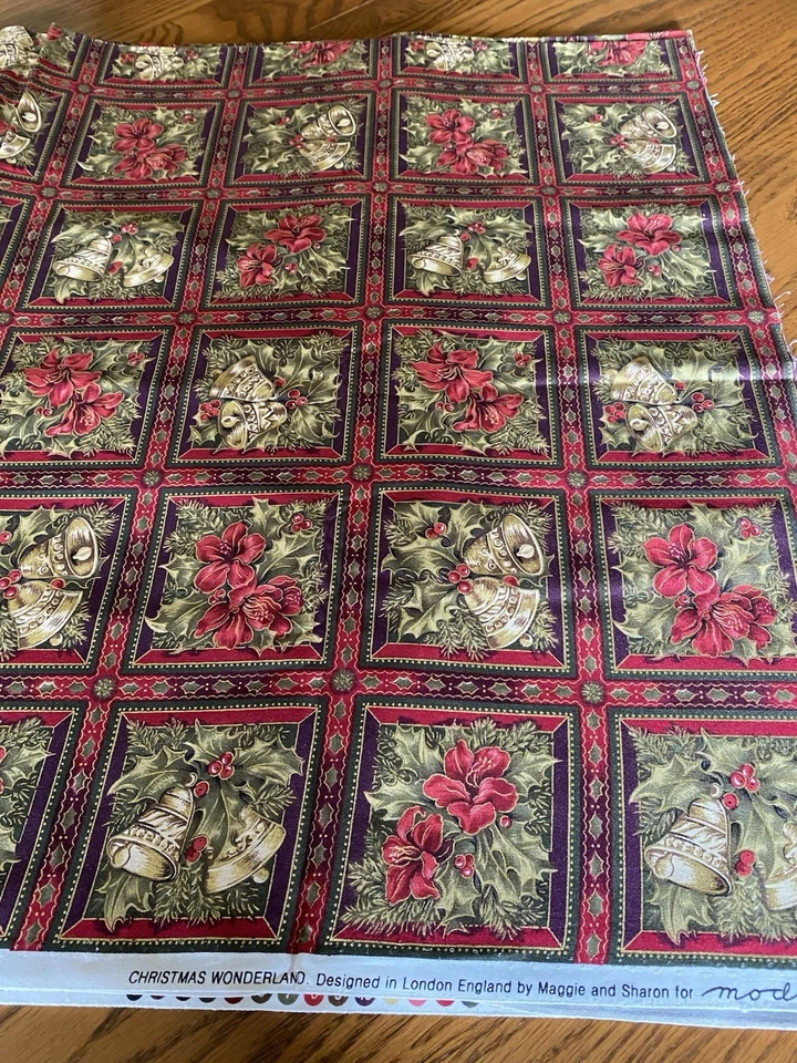 Moda, País de las Maravillas de Navidad Diseñado en Londres Inglaterra por Maggie y Sharon BTY Foto 1 de 1