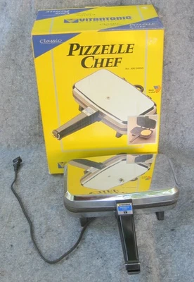 Винтажная итальянская печенье Vitantonio Pizzelle Chef 300 + коробка - Изображение 1 из 4