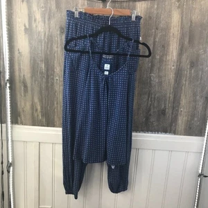 Echo Nachtwäsche blau Tank PJ Set Gr. L - Bild 1 von 11
