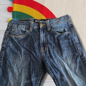 Ecko United Blue Straight Fit Denim Jeans - Picture 1 of 2