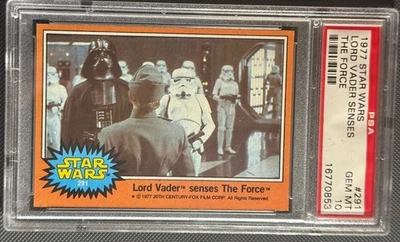 1977 Topps Star Wars #291 Lord Vader Senses -PSA 10 - Image 1 of 2