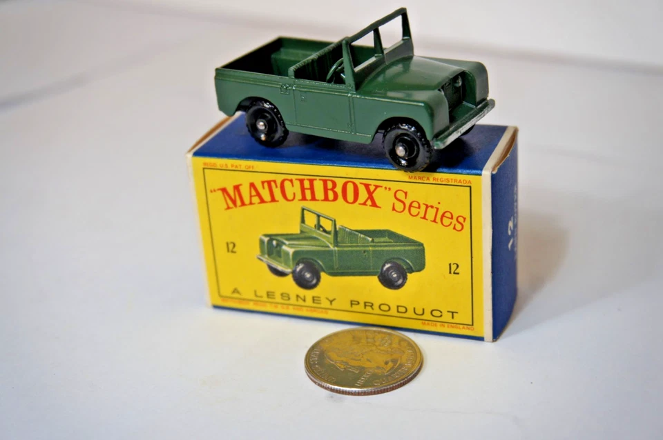 Matchbox Series #12 Land Rover in Crisp, Clean Box - Image 1 of 3