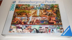 RAVENSBURGER 166527 Aimee Stewart WILD KINGDOPM 2000 PC PUZZLE NEW SEALED - Picture 1 of 3