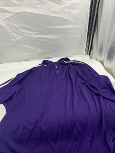 Russell Athletics Dri-power Performance Polo Shirt Men’s 4XL Purple White Golf - Picture 1 of 5