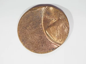 N/D,  Lincoln Memorial Penny, Off Center, 65% O/C, Error - Picture 1 of 2