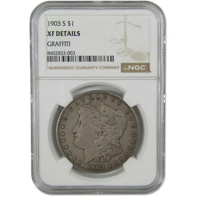 1903 S Morgan Dollar XF Details NGC Silver $1 Coin SKU:I23346 - Image 1 of 4