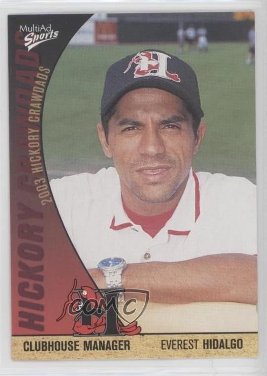 2003 MultiAd Sports Hickory Crawdads Update Everest Hidalgo #6 - Image 1 of 2