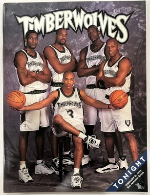 1999 Minnesota Timberwolves NBA Program vs. San Antonio Spurs,Kevin Garnett (G3) - Image 1 of 2