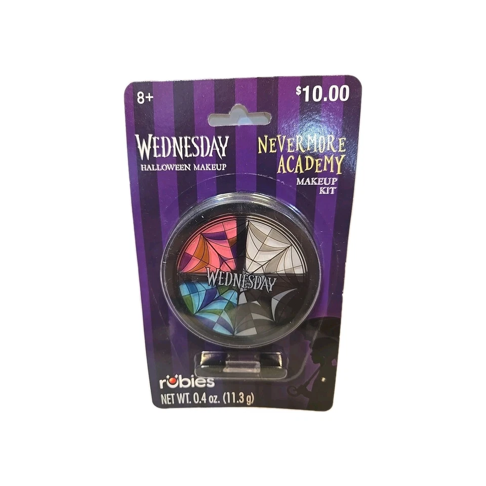 Rubies Wednesday Nevermore Academy Halloween Cosplay Makeup Kit With Applicator  - Image 1 of 1