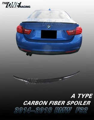 Alerón de carbono para BMW Serie 4 2014-2019 F32 428i 430i 435i cupé 2 puertas tipo A Foto 1 de 4