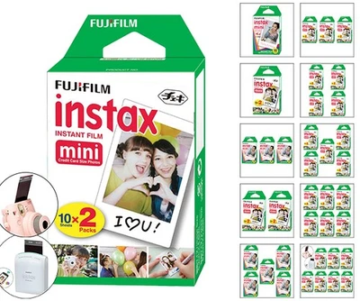 Fujifilm Instax Mini Instant Film for Fuji Mini 8 9 70 90 7s 25 26 50s SP 1 SP 2 - Image 1 of 4