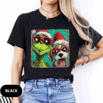 Grinch With Max Christmas Shirt, Grinchmas Shirt, Christmas Tree - Image 1 of 3