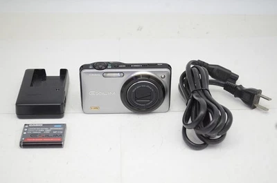 [Mint] CASIO EXILIM EX-ZR10 12.1MP Compact Digital Camera Silver #251001a - Image 1 of 4