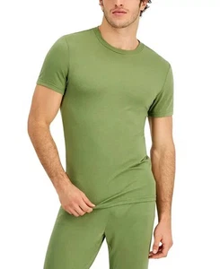 International Concepts Men's Modal Blend Solid Pajama Top Dry Grass Green-Small - Bild 1 von 4