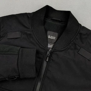 5.11 Tactical Jacket Mens Large Short Black Bomber Fleece Lined 4in1 Patrol 2.0 - Picture 1 of 15