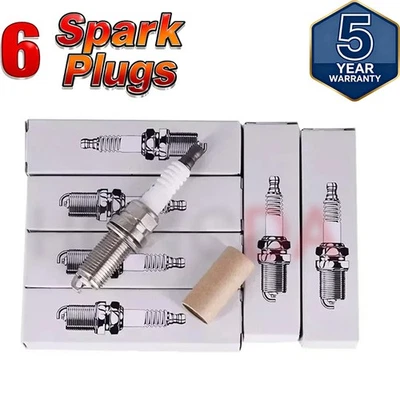 6x Iridium Spark Plugs for NISSAN 22401-5M015 PLFR5A-11 6240 - Image 1 of 4