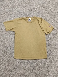 VTG Champion T-Shirt Adult Medium Army Green Olive Blank Single Stitch USA Men - Picture 1 of 9