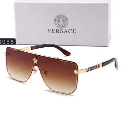 Versace Square Sunglasses Men's Women’s Glasses Outdoor Riding With Box 4 Colors - Image 1 of 4
