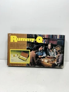Rummy Q Cube Tile Game Kingstone Carry Case Original Box Vintage 100% Complete - Picture 1 of 7