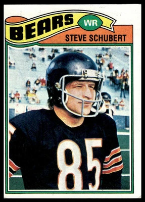 1977 Topps #502 Steve Schubert RC Chicago Bears - Image 1 of 2