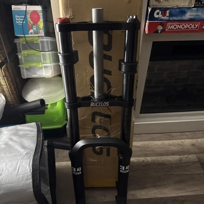 BUCKLOS  20” Suspension Air Fork 180mm Travel Snow E-MTB Bike 4.0 Fat Tire - Image 1 of 4