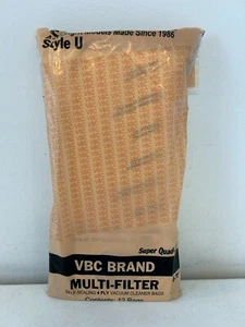 11 VBC Marke Electrolux 4-lagige Super Quad-Filter Bodenstaubsauger Beutel Stil U - Bild 1 von 7